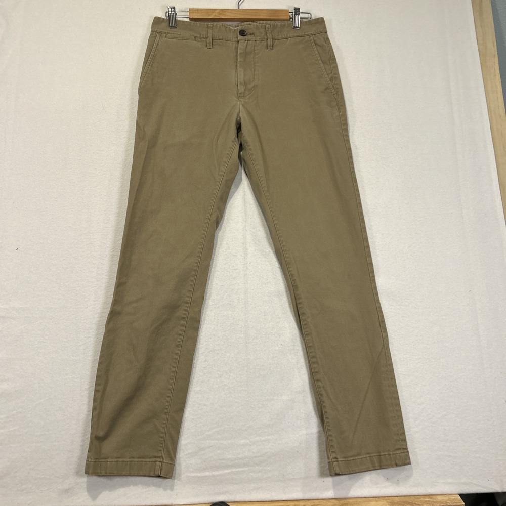 Goodfellow & Co. Slim Flex Brown Pants Hennepin Chino Casual Everyday Size 30x30